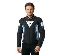 Dainese Avro 5 Veste textile de moto, noir/bleu/blanc, Taille 54