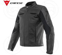 Dainese Veste En Cuir Moto Homme Razon 2 Leather Jacket Noir Avec Protections