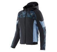 Veste de moto Femme Dainese IGNITE 2 Black/Blue Mirage