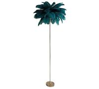 daire Nordique, Lampe sur Pied Moderne et Luxueuse en Plumes d'autruche véritables, Lampes de Lecture romantiques pour Chambre de Princesse, avec Ampoule LED G4*3. C'est si Gentil de ta Part.