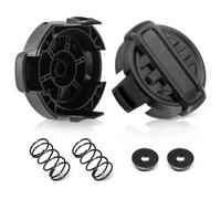 Dairrr Fuuu DWO1DT995 Lot de 2 capuchons de tête de débroussailleuse de rechange pour Dewalt avec capuchon de tête et ressort, tête de désherbage 20 V pour tête de débroussailleuse Dewalt DCST922P1