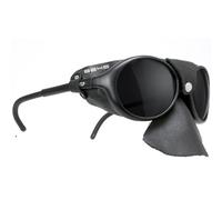 Daisan 8846 Lunettes de soleil de montagne avec verres catégorie 4, Noir , große / breite Brille