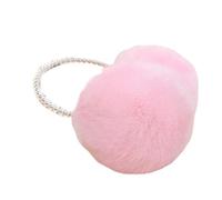DAISHIAO Cache-oreilles épais en peluche pelucheuse avec perles synthétiques pour femme et fille