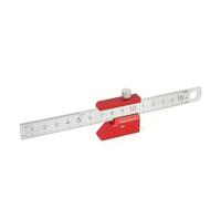 DAISHUJIE Le Travail du Bois Équerre de menuiserie à Angle Droit 45/90 degrés, Outil de Mesure for Le Bois