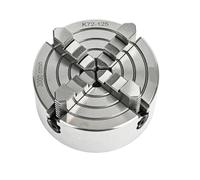 DAISHUJIE mandrin de Tour Mandrin de Tour 125 mm Mandrin indépendant à 4 Mors K72-125 avec Installation à 3 Trous à l'arrière