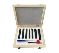 DAISHUJIE Outils de Tournage de Tour Ensemble d'outils de Tournage indexables de 6 mm, 7 pièces/Ensemble, avec Insert for Machine CNC, revêtement TiN, Ensemble d'outils de Tournage en carbure