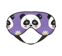 Daisies Masque de Sommeil Imprimé Panda Géant Amour avec Sangle Réglable Confortable pour Voyage, Yoga, Sieste, Sommeil & Relaxation