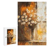 Daisy Bouquet in Glass Vase Puzzle 1000 Pièces Educa Jouet en Bois Cadeau Unique Décoration Intérieure Jeu Éducatif Challenge Toy Adultes Et Enfants À Partir De 14 Ans 1000 PCS