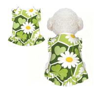 Daisy & Clover Jupe hexagonale pour animal domestique - Vêtements mignons pour petits chiens pour chiens de petite taille, vêtements de Noël et Thanksgiving