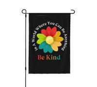 Daisy Dans Un Monde Où Tu Peux Être Tout Ce Que Tu Veux, Sois Gentille Drapeaux De Jardin Suspendre Drapeau De Cour Durable Drapeaux Pour Fêtes Dortoirs Clubs 30X45cm