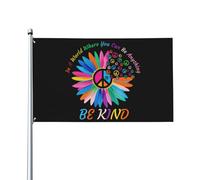 Daisy dans un monde où vous pouvez être n'importe quoi Soyez gentil Bannière Drapeau de parade à domicile Drapeau extérieur 3x5 pieds
