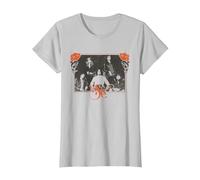 Daisy Jones & The Six Fleurs Vintage T-Shirt, Femme, Argent, S