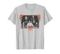 Daisy Jones & The Six Fleurs Vintage T-Shirt, Homme, Argent, 3XL