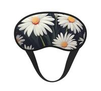 Daisy Masque de sommeil doux et confortable avec sangle réglable occultante pour femmes, filles, hommes, voyage, yoga, sieste, travail