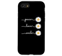 Daisy Plant Peace Love Smile Common Daisy Flower Coque pour iPhone SE (2020) / 7/8