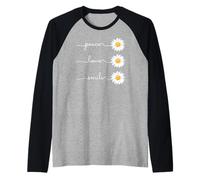 Daisy Plant Peace Love Smile Common Daisy Flower Manche Raglan