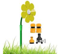 Daisy Sprinkler, 360-Degree Rotating Funny Garden Sprinkler, Outdoor Yard Irrigation System for Watering Grass and Play, Ideal for Farm Patio Backyard Use, 26.77x12.99 inches