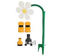 Daisy Sprinkler, 360-Degree Rotating Funny Garden Sprinkler, Outdoor Yard Irrigation System for Watering Grass and Play, Ideal for Farm Patio Backyard Use, 26.77x12.99 inches