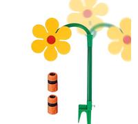 Daisy Sprinkler - Jouet D'eau Rotatif à 360 Degrés | Outil D'irrigation De Jardin Drôle | Pulvérisateur De Fleurs Vibrant Marguerites Pour Jeux De Cour, Fun 'eau