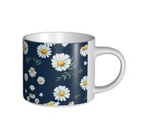 Daisy Tasse en céramique de grande capacité, corps délicat, corps épais, simple et élégant