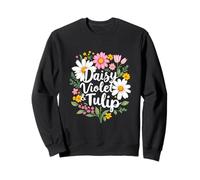 Daisy Violet & Tulip Floral Sweatshirt