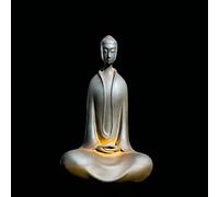 Daisylily Statue de Bouddha sans Visage, Sculpture de Bouddha en Fonte Solide, décoration Zen intérieure ou extérieure, Bouddha de méditation, décoration d'intérieur pour Salle spirituelle - Bouddha