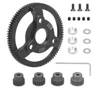 daitoku Engrenages de transmission droits en acier trempé 48P 83T avec pignon 18T 19T 20T 21T pour Traxxas 2WD Slash Stampede Rustler 2WD Bandit VXL XL-5 F-150 SVT 1/10 RC Voiture