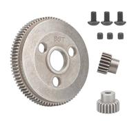 daitoku Ensemble de pignons droits en acier 48P 86T avec pignons 19T 21T pour Traxxas Slash 2WD Rustler 2WD Stampede 2WD 1/10