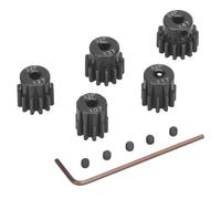 daitoku Lot de 5 pignons 32P 10T 11T 12T 13T 14T Arbre de 3,175 mm pour Traxxas Arrma HSP HPI AXIAL Tamiya Losi 1/10 RC Pièces améliorées