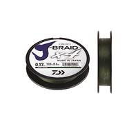 DAIWA J-Braid X4E Tresse 0,07mm 2,6kg 270m Vert Foncé 4 Brins