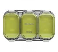 DAIWA BOÎTE DE PETITES PIECES ÉTANCHE, 3 compartiments, 11x6,5x1,3cm, plate / 3 compartiments, 14413-300