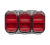 Daiwa Boite Jumelable C Smoke 6 Etuis 11x6.7x1.5cm Rouge Fumé - 14413605 - Equipement pour la Peche Sportive