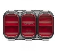 Daiwa Boite Jumelable C Smoke 6 Etuis 11x6.7x1.5cm Rouge Fumé - 14413605 - Equipement pour la Peche Sportive