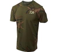DAIWA Carp Camo T-Shirt, XL, vert-camouflage, manches courtes, 18865-040