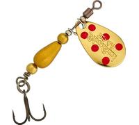 Daiwa Cuiller Tournante Silvercreek Spinner - 4g - Gold-Red Dots - Sinking - 07422765