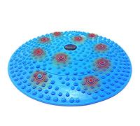 Daiwa Felicity Tapis de massage des pieds - Tapis de réflexologie avec disque d'acupression thérapeutique magnétique - Tapis d'acupression ergonomique pour la relaxation des pieds, coussinet de point