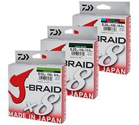 Daiwa Ligne tressée J-Braid X8 0,10 mm 6 kg 150 m Chartreuse