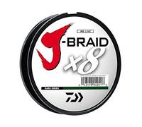 Daiwa J-Braid Grand 8X Ligne de pêche Vert foncé, 274 m