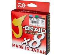DAIWA J-Braid Grand X8E 0,24mm 22Kg 300m Multicolore 8-Fach Cordon Tressé