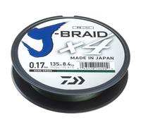 Daiwa J-Braid X4E Fil de pêche pour Adulte Vert foncé 0,15 mm