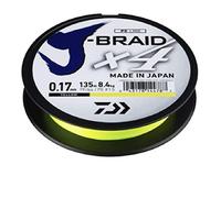 Daiwa J-Braid X4 Yellow 135m 0.07-0.25mm Tresse Fabriquée au Japon