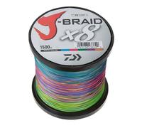Daiwa J-Braid X8 0,16Mm 9Kg 1500M Multicolore 8-Fil Tressé