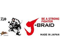 Daiwa J-Braid X8 0.18mm, 12,0kg/26,5lbs, 1500m Multi Couleur - Ligne de pêche tressée