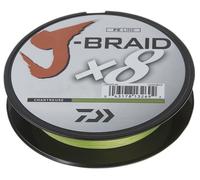 Daiwa Ligne tressée J-Braid X8 0,18 mm 12 kg 300 m Chartreuse – Fabriqué au Japon