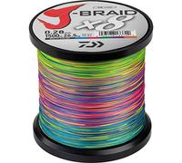 Daiwa J-Braid X8, 1500m Multi Couleur - Ligne de pêche tressée