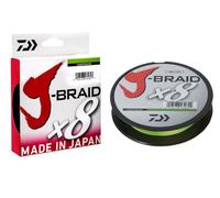 Daiwa J-Braid X8 300m Chartreuse Cordon Tressé 8FACH Pêche au Lancer Nouveauté