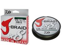 Daiwa J-braid 8 Braided Line 300 M Vert 0.180 mm