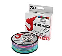 Daiwa J-Braid X8 500M Multicolore 8 Tresses Polyéthylène (PE) Braided Fishing Line