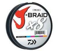 DAIWA J- Braid X8 Fil tressé Unisexe, Multicolore, 80 LB