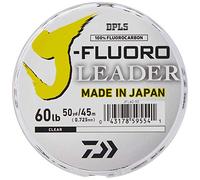 Daiwa J-Fluoro Laisse en fluorocarbone - 27,2 kg - 45,7 m, Multicolore, Taille Unique